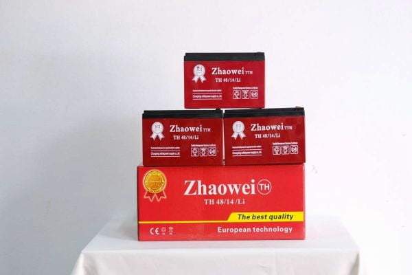 Ắc quy xe máy điện chính hãng Zhaowei 4 bình to 12V–20AH