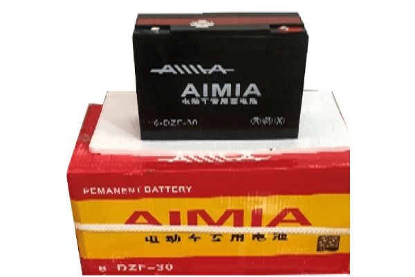 Ắc quy xe đạp điện chính hãng AIMIA 4 bình 12V-12A