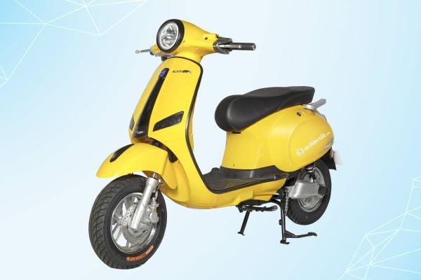 Xe máy điện DK Bike Vespa Roma SX phanh đĩa vành đúc